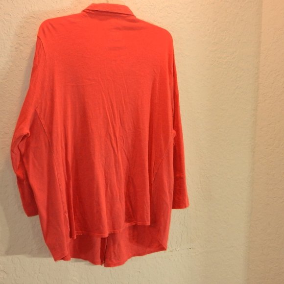 Sanoma Coral multi media button front SHIRT - Picture 5 of 6
